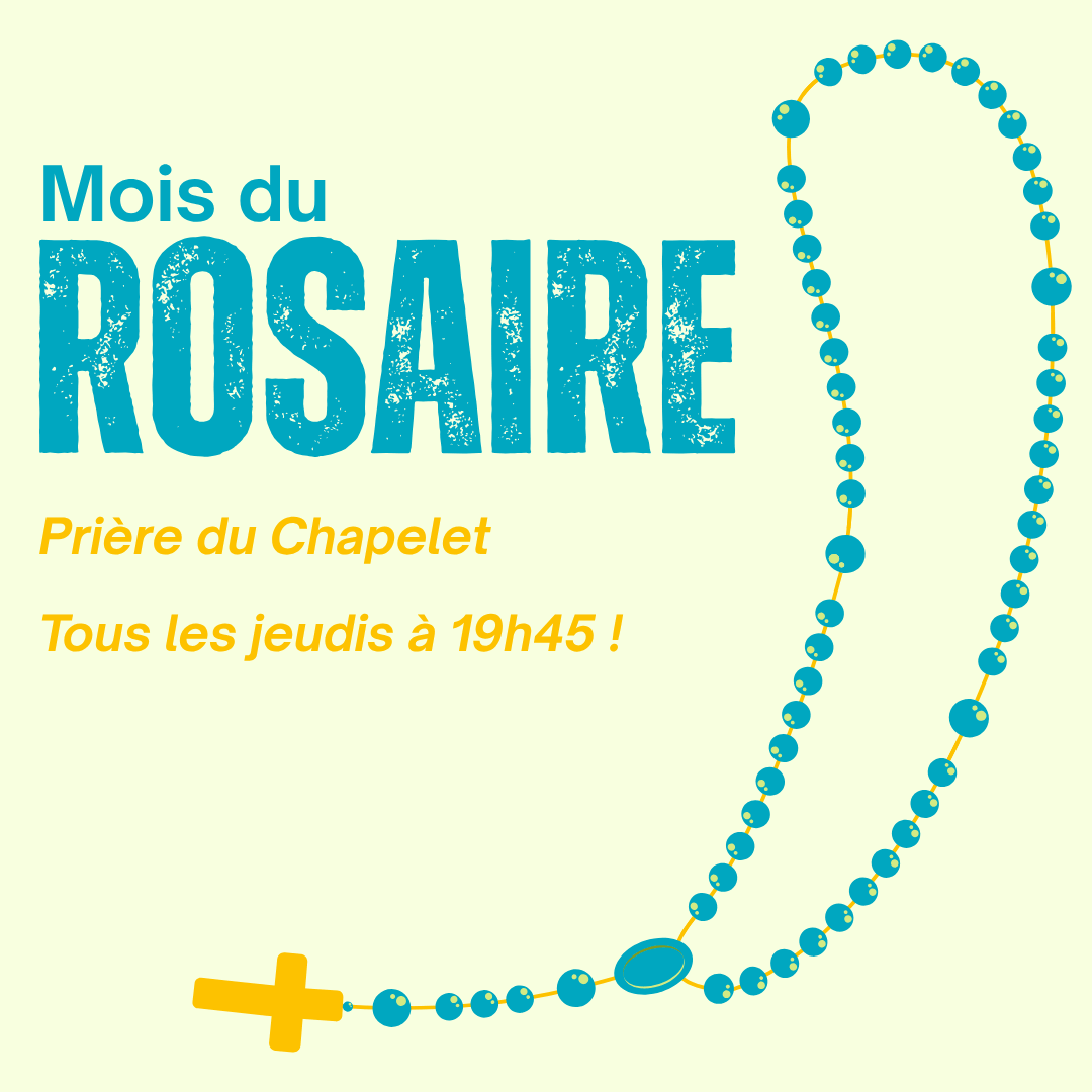 Green Month of the Holy Rosary Instagram Post